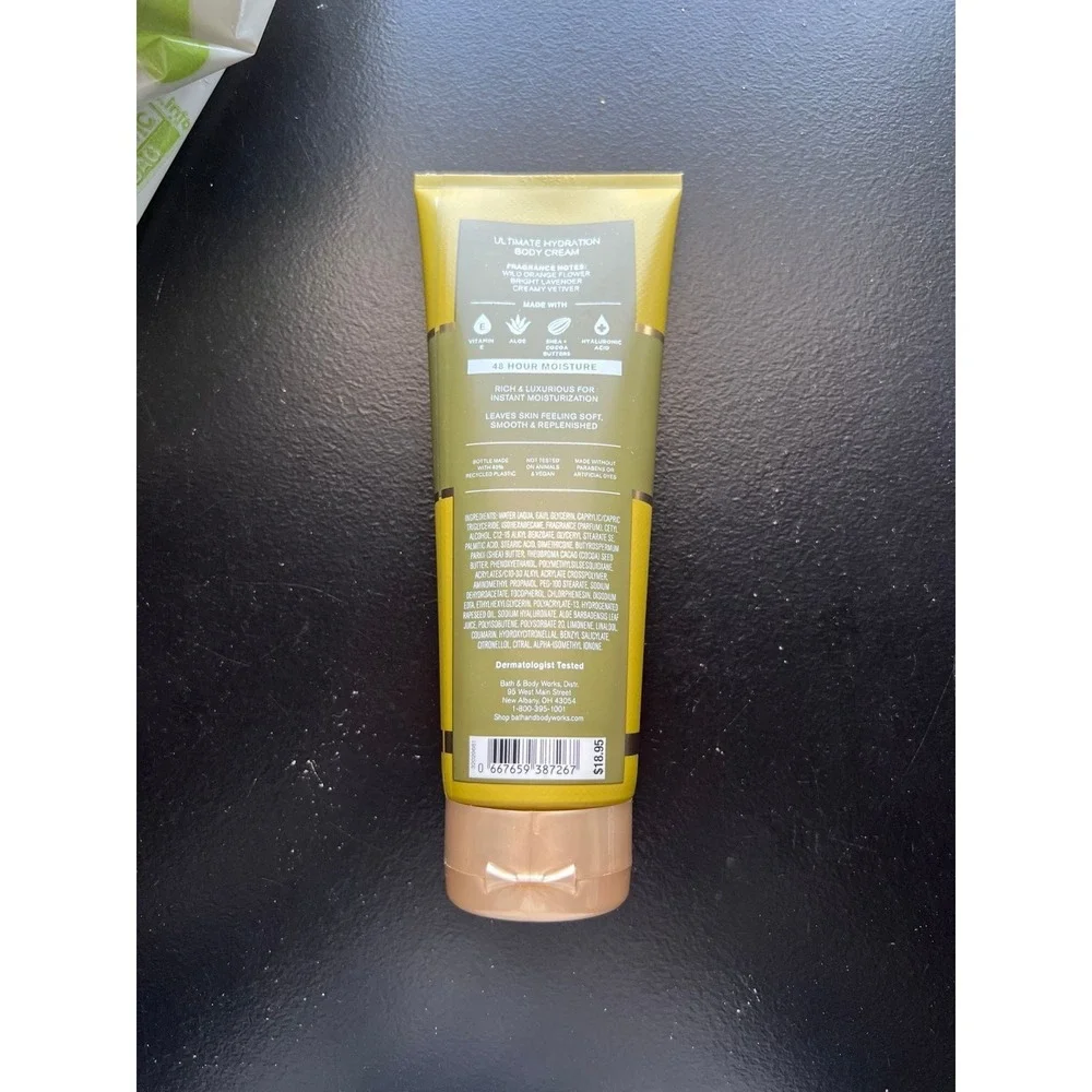 Free As A Flower 8 oz Ultimate Hydration Body Cream Bath & Body Works 80%‎ Full